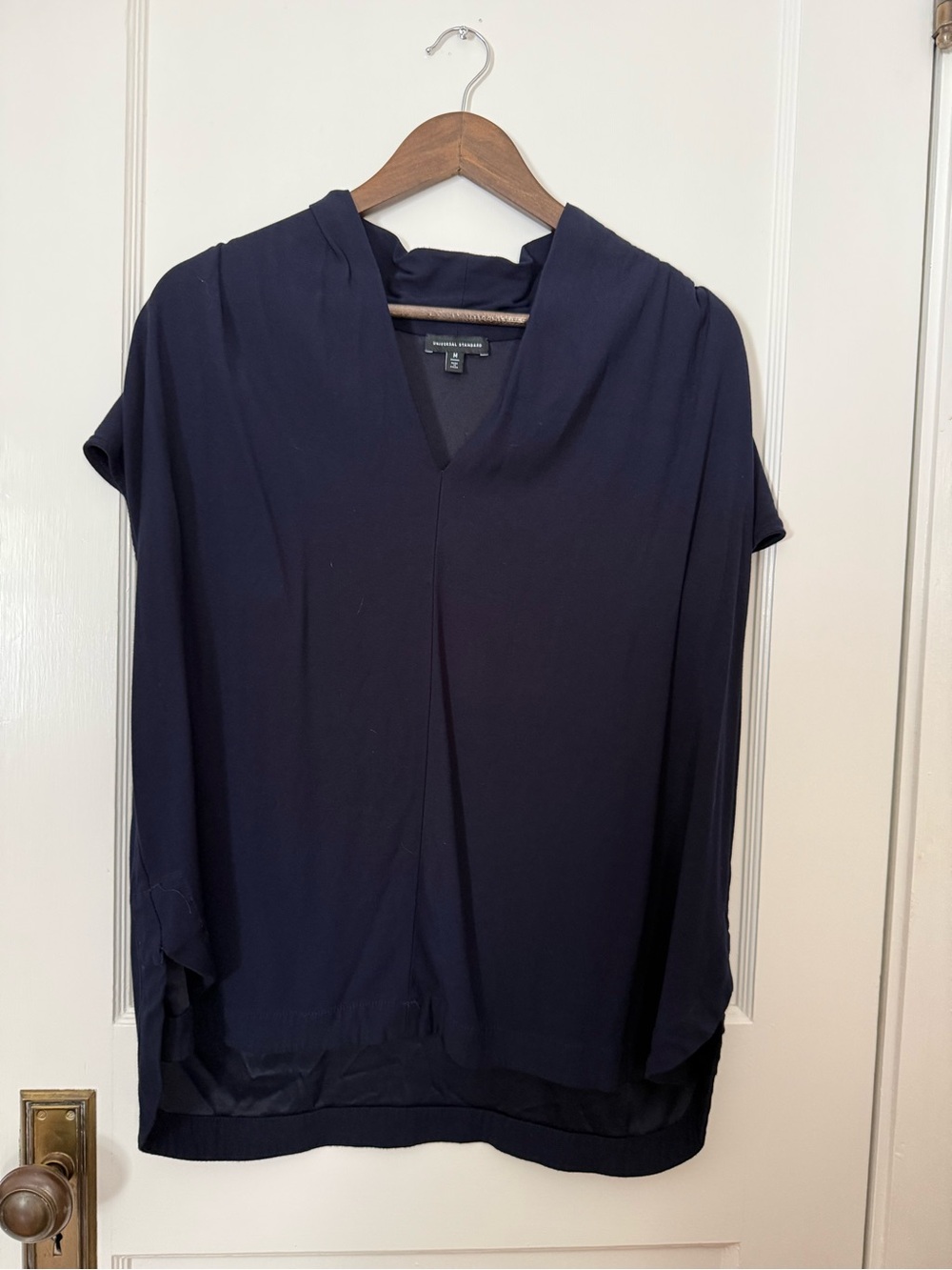 Universal Standard Navy V-Neck Top US 18-20